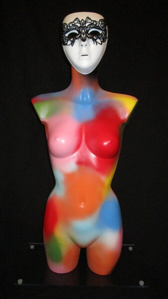 Sculpture titled "Olympe" by Nyls  Eliot, Original Artwork, Acrylic