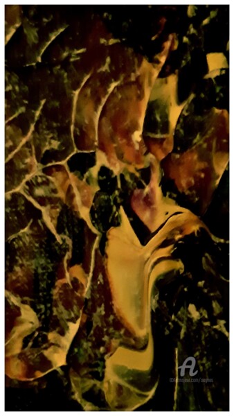 Peinture intitulée "Autunm flowers" par Grafi, Œuvre d'art originale, Acrylique