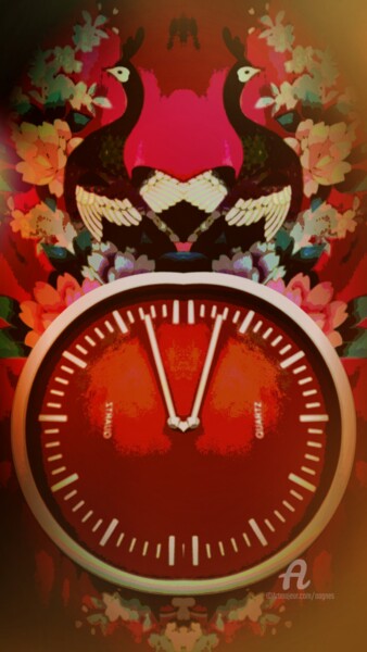 Digital Arts titled "LE TEMPS" by Grafi, Original Artwork