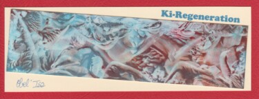 Schilderij getiteld "MP Ki'Chi'Qi 27" door Obel'Isa, Origineel Kunstwerk, Was