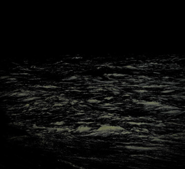 Photographie intitulée "night water" par Anthony Hochet, Œuvre d'art originale, Photographie numérique