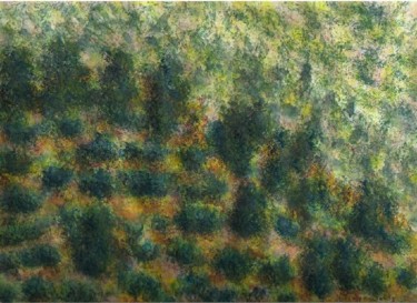 Pittura intitolato "camino a las 7 casc…" da Fernando Lucio Ocampo-Sandy, Opera d'arte originale, Olio