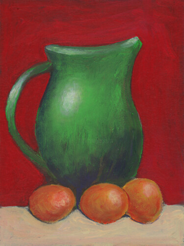 Peinture intitulée "Still Life With A G…" par Anton Maliar, Œuvre d'art originale, Acrylique