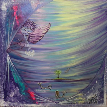 Painting titled "The breath of spirit" by Rivka, Original Artwork, Acrylic