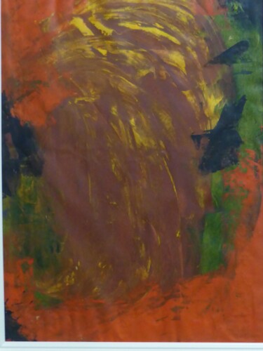 Malerei mit dem Titel "Jeu de couleurs et…" von Odilon Talbot, Original-Kunstwerk, Acryl Auf Keilrahmen aus Holz montiert