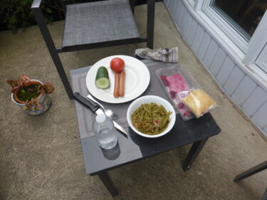 Photographie intitulée "Un diner estival ra…" par Odilon Talbot, Œuvre d'art originale, Photographie numérique