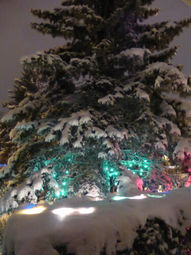 Photographie intitulée "Un arbre de Noel ma…" par Odilon Talbot, Œuvre d'art originale, Photographie numérique