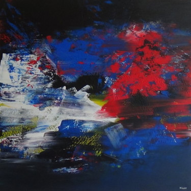 Schilderij getiteld "14/12/2020 (3)" door Jean Oillet, Origineel Kunstwerk, Acryl