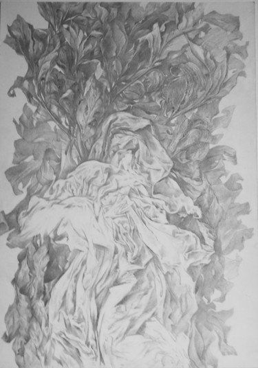Disegno intitolato "людина і природа_04" da Oksana Prudnikova, Opera d'arte originale, Matita