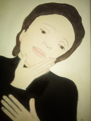 Painting titled "Edith Piaf" by Pulsart, Original Artwork