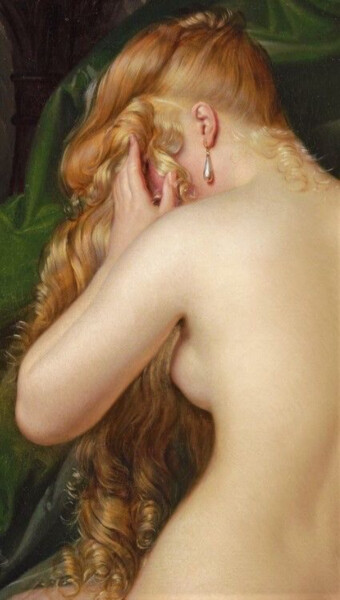 Schilderij getiteld "Enigmatic Woman wit…" door Okdimension, Origineel Kunstwerk, Inkt