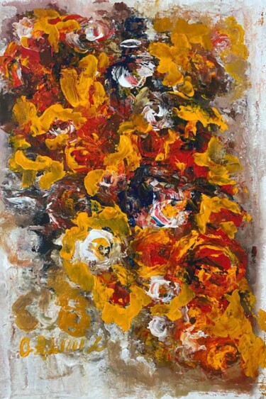 Painting titled "Rampant" by Oksana Almiz, Original Artwork, Acrylic