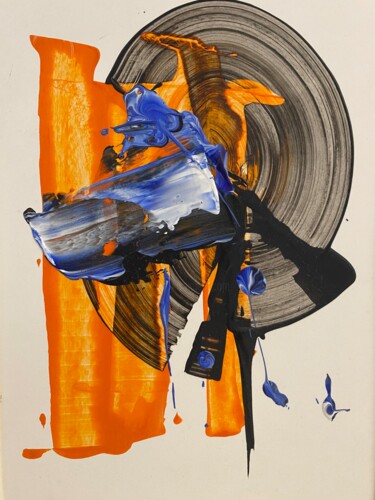 Pintura intitulada "Movement" por Oksana Lukonina, Obras de arte originais, Acrílico