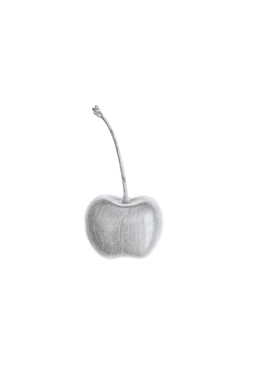 Dessin intitulée "Sweet cherry" par Oksana Oleksiiva, Œuvre d'art originale, Crayon