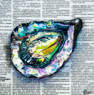 Schilderij getiteld "Oyster Painting Sea…" door Oksana Shevchenko, Origineel Kunstwerk, Olie