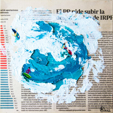 Malerei mit dem Titel "Surf Painting Ocean…" von Oksana Shevchenko, Original-Kunstwerk, Öl