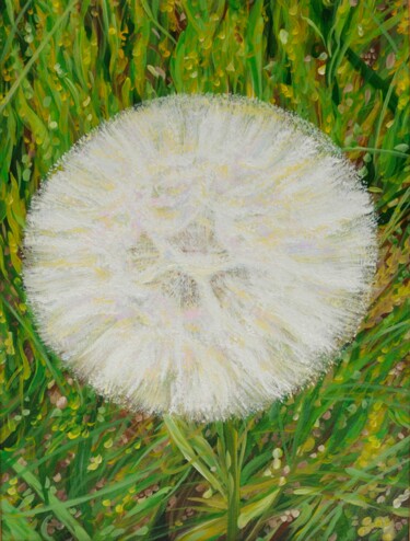 Картина под названием ""Лёгкость одуванчик…" - Оксана Верстюк, Подлинное произведение искусства, Акрил Установлен на Другая…
