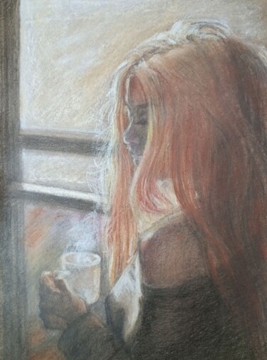 图画 标题为“Чашка чая” 由Оксана Верстюк, 原创艺术品, 铅笔