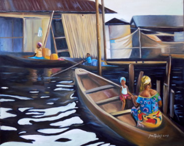 Painting titled "smith-ilaje-watersi…" by Olaoluwa Smith, Original Artwork, Oil