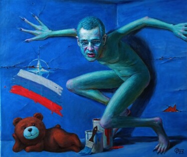 Pittura intitolato "Столтенберг." da Oleg Gavrilov, Opera d'arte originale, Acrilico