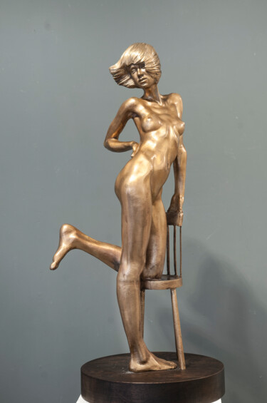 雕塑 标题为“Утро” 由Oleg Putilin, 原创艺术品, 青铜