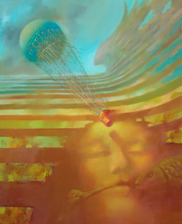 Картина под названием "Dream" - Oleg Tchoubakov, Подлинное произведение искусства, Масло