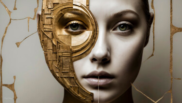 Digitale Kunst mit dem Titel "Menschliche Ästheti…" von Oleg Viktorovic Pitkovskiy, Original-Kunstwerk, KI-generiertes Bild