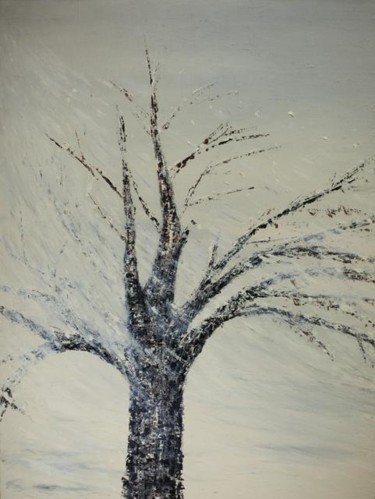 Pittura intitolato "Alive tree. Живое д…" da Oleg Popov I, Opera d'arte originale, Olio