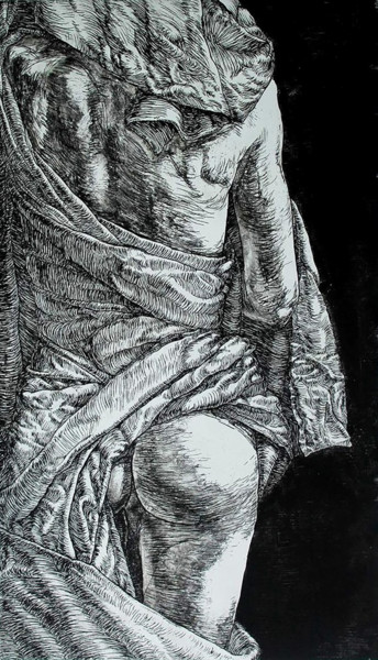 Printmaking titled "Virginity" by Oleksandra Voronina, Original Artwork, Etching