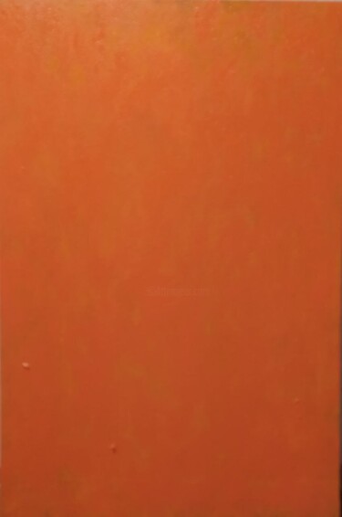 Pintura intitulada "Orange number 6" por Oleksyi Zagumnyi, Obras de arte originais, Óleo Montado em Armação em madeira