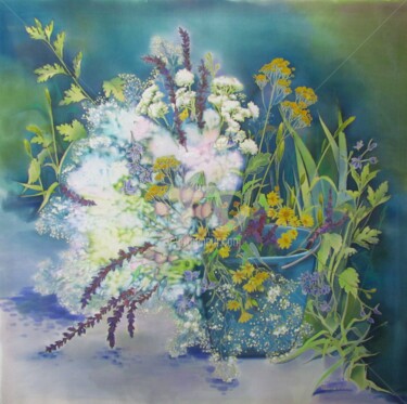 Pittura intitolato "Польові квіти  / Wi…" da Olena Polovna, Opera d'arte originale