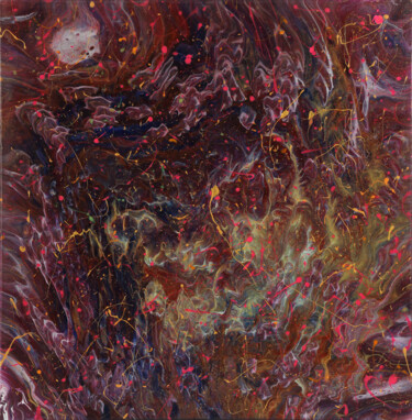 Peinture intitulée "«Birth from Chaos I»" par Olena Smal, Œuvre d'art originale, Acrylique