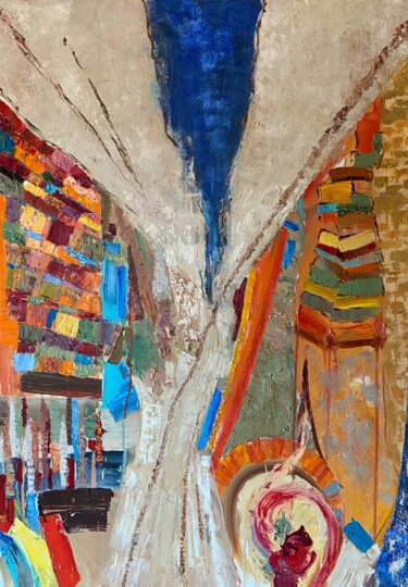 Pittura intitolato "Диптих "Марокко" ча…" da Olesa Novikova, Opera d'arte originale, Olio