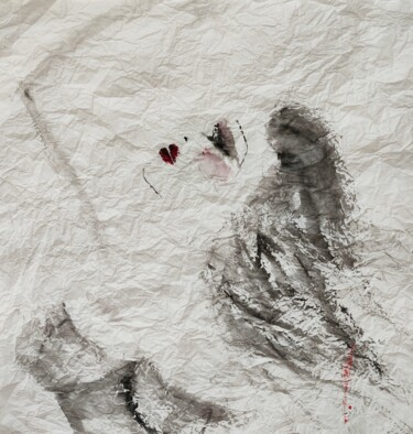 Tekening getiteld "Je ne vais pas dans…" door Olesya Nikolaeva, Origineel Kunstwerk, Inkt