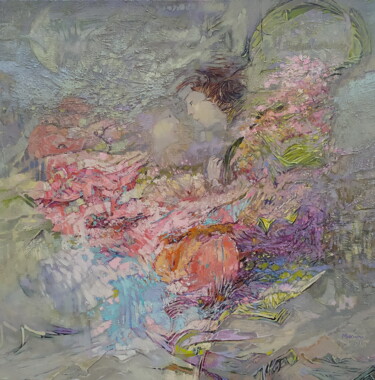 Peinture intitulée "Ветер" par Olga Didyk (Mykyta), Œuvre d'art originale, Huile