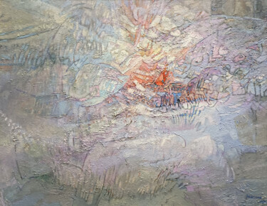 Картина под названием "Напишу тобі ніжність" - Olga Didyk (Mykyta), Подлинное произведение искусства, Масло