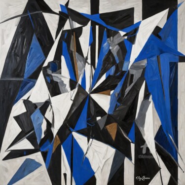 Ζωγραφική με τίτλο "Chaos" από Olga Guseva, Αυθεντικά έργα τέχνης, Ακρυλικό Τοποθετήθηκε στο Ξύλινο πάνελ