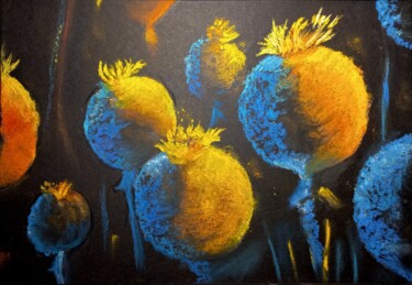 "Solar balls" başlıklı Tablo Olga Larina tarafından, Orijinal sanat, Pastel