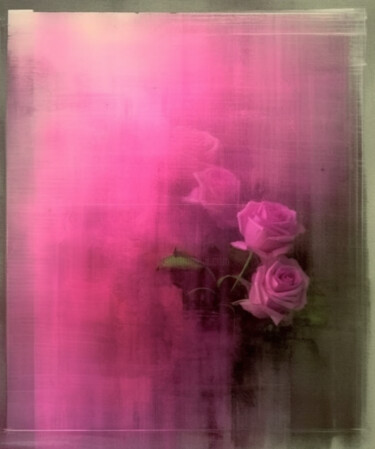 Schilderij getiteld "Pink fantasy" door Olga Poruchikova, Origineel Kunstwerk, Acryl