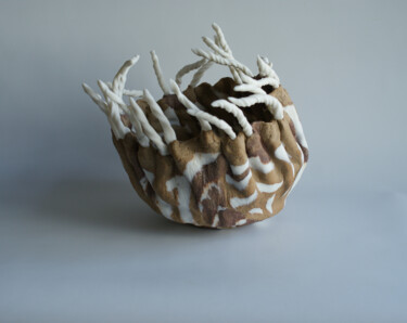 Sculpture intitulée "Jellyfish 1" par Olga Suvorova, Œuvre d'art originale, Argile