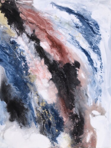 Pittura intitolato "milky way" da Olga Zaitseva, Opera d'arte originale, Acrilico