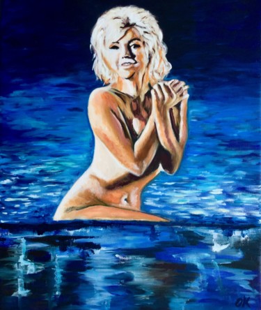 Картина под названием "Merilyn Monroe in a…" - Olga Koval, Подлинное произведение искусства, Акрил