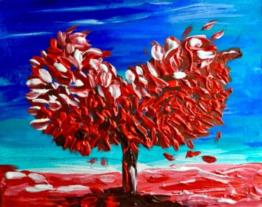 "Tree of love. Prese…" başlıklı Tablo Olga Koval tarafından, Orijinal sanat, Akrilik