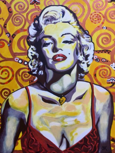 Malarstwo zatytułowany „Marilyn Monroe. God…” autorstwa Olga Koval, Oryginalna praca, Akryl