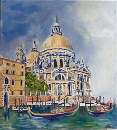 Pintura intitulada "Venice . Crand cana…" por Olga Koval, Obras de arte originais, Óleo