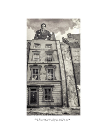 Arte digital titulada "Oscar Wilde" por Oli Romanelli (Olir), Obra de arte original, Foto-montaje
