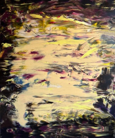 Painting titled "The space of uncert…" by Olia Blagov, Original Artwork, Acrylic