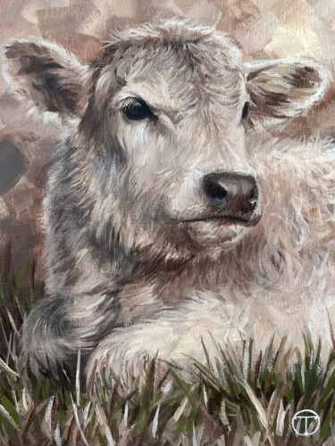 "Cow 3" başlıklı Tablo Olia Tomkova tarafından, Orijinal sanat, Akrilik