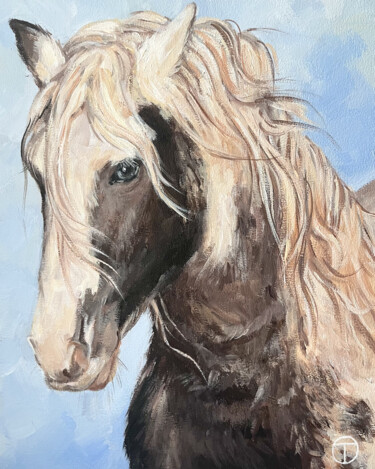 绘画 标题为“Horse 20” 由Olia Tomkova, 原创艺术品, 丙烯
