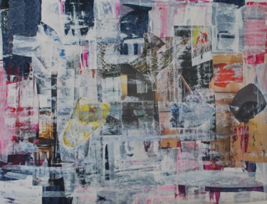 Collages titled "Acrylic series II" by Olivier Bourgin, Original Artwork, Collages